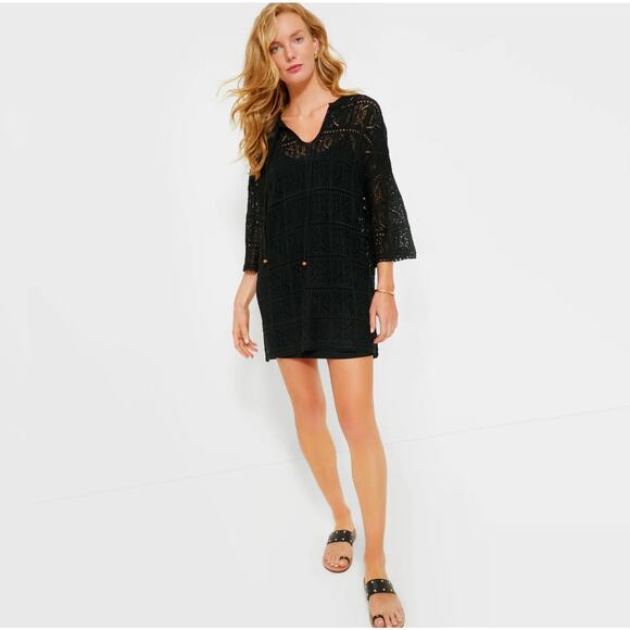 NWT Pomander Place Crochet Knit Cover Up Sz XS - Picture 1 of 10